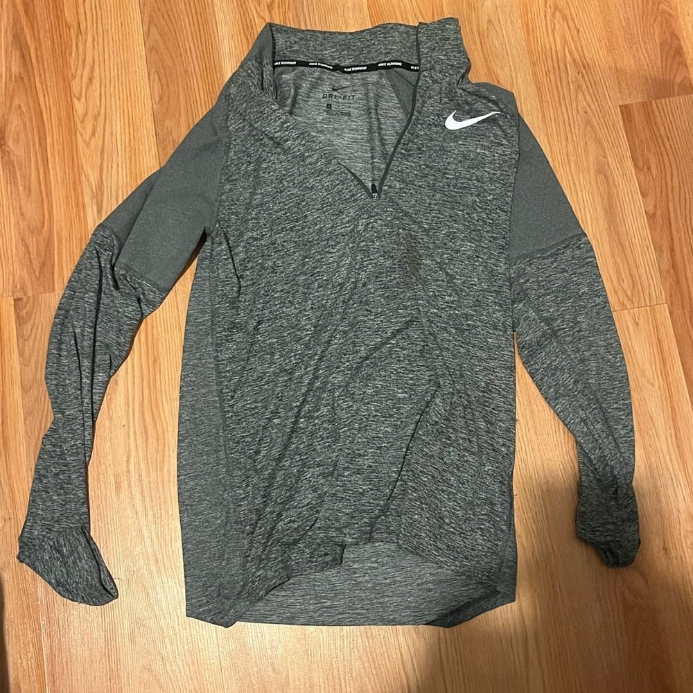 Grey Nike Quarter Zip Size S